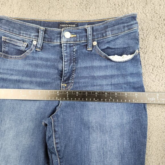 Lucky Brand Jeans Womens Size 12/31 Blue Mid Rise Skinny Ava Ankle Stretch Denim - Picture 6 of 14